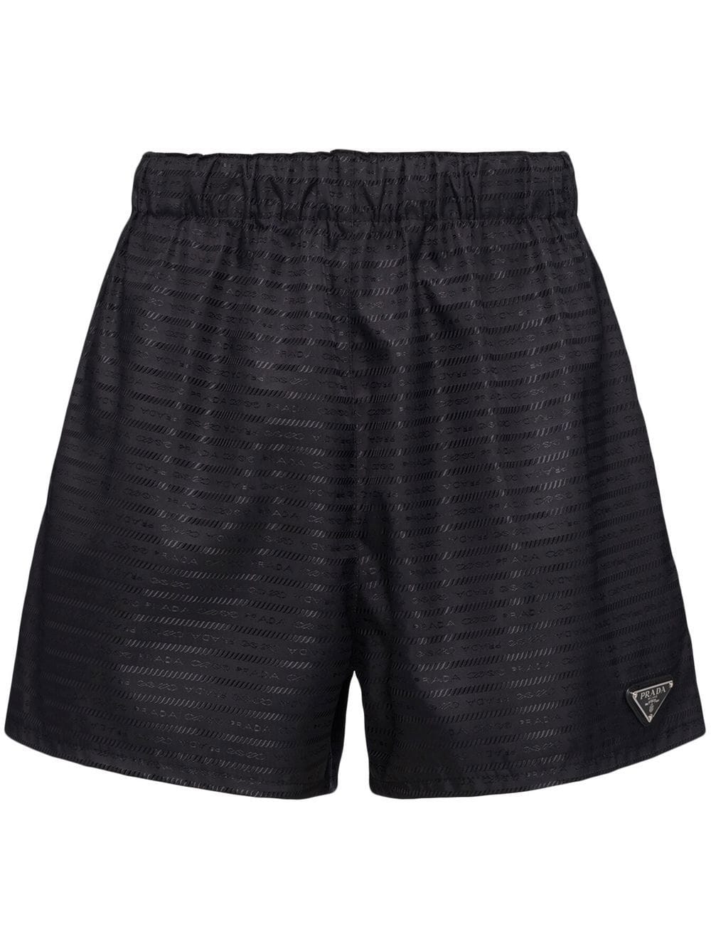 Prada Re-Nylon triangle-logo shorts - Black von Prada