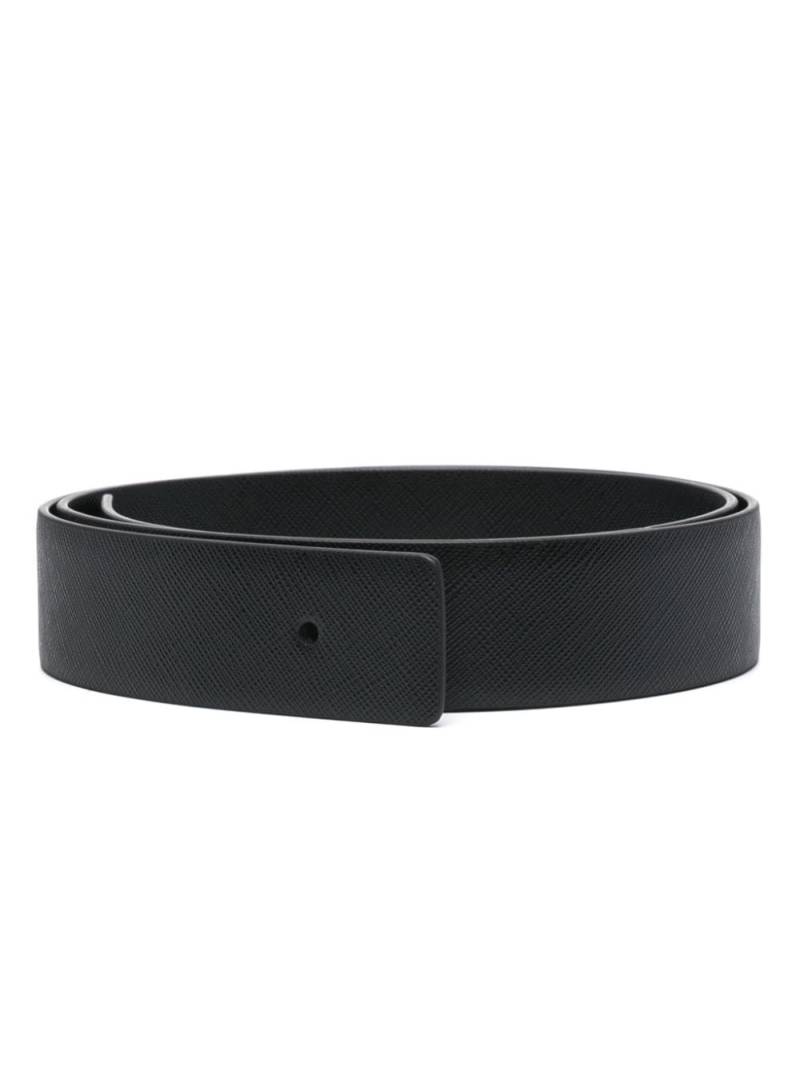 Prada leather belt strap - Black von Prada