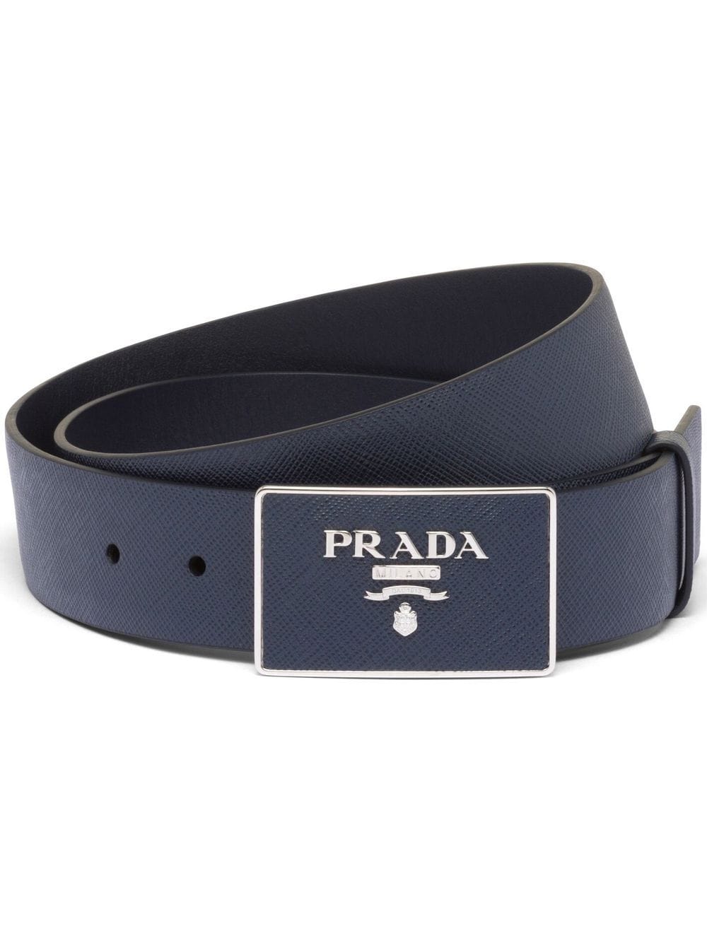 Prada Saffiano leather belt - Blue von Prada