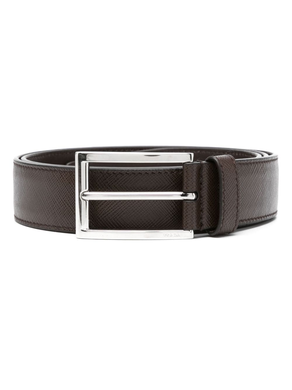 Prada Saffiano leather belt - Brown von Prada