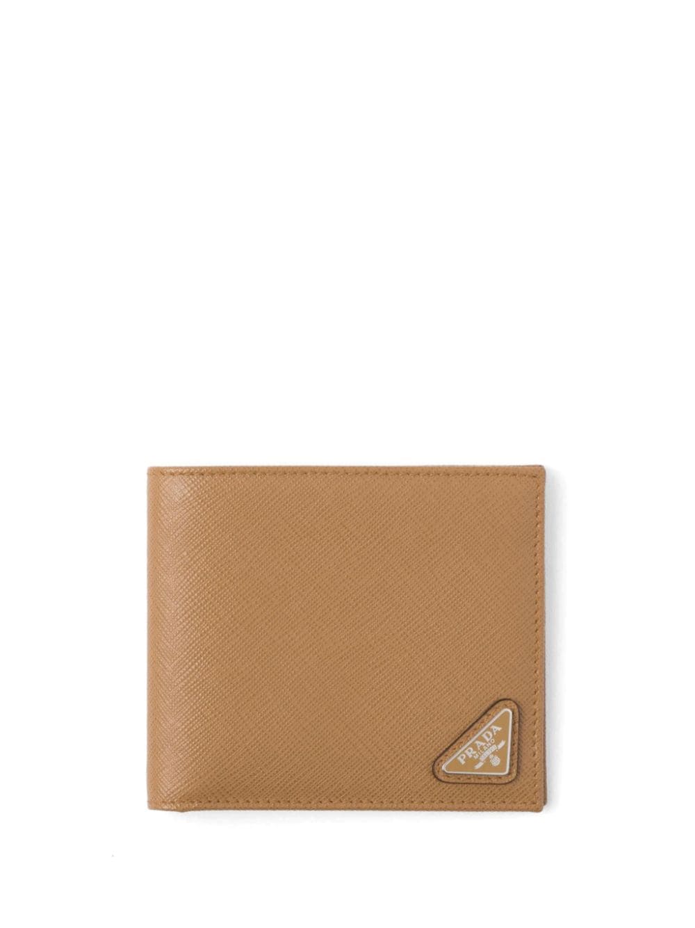 Prada Saffiano leather bi-fold wallet - Brown von Prada