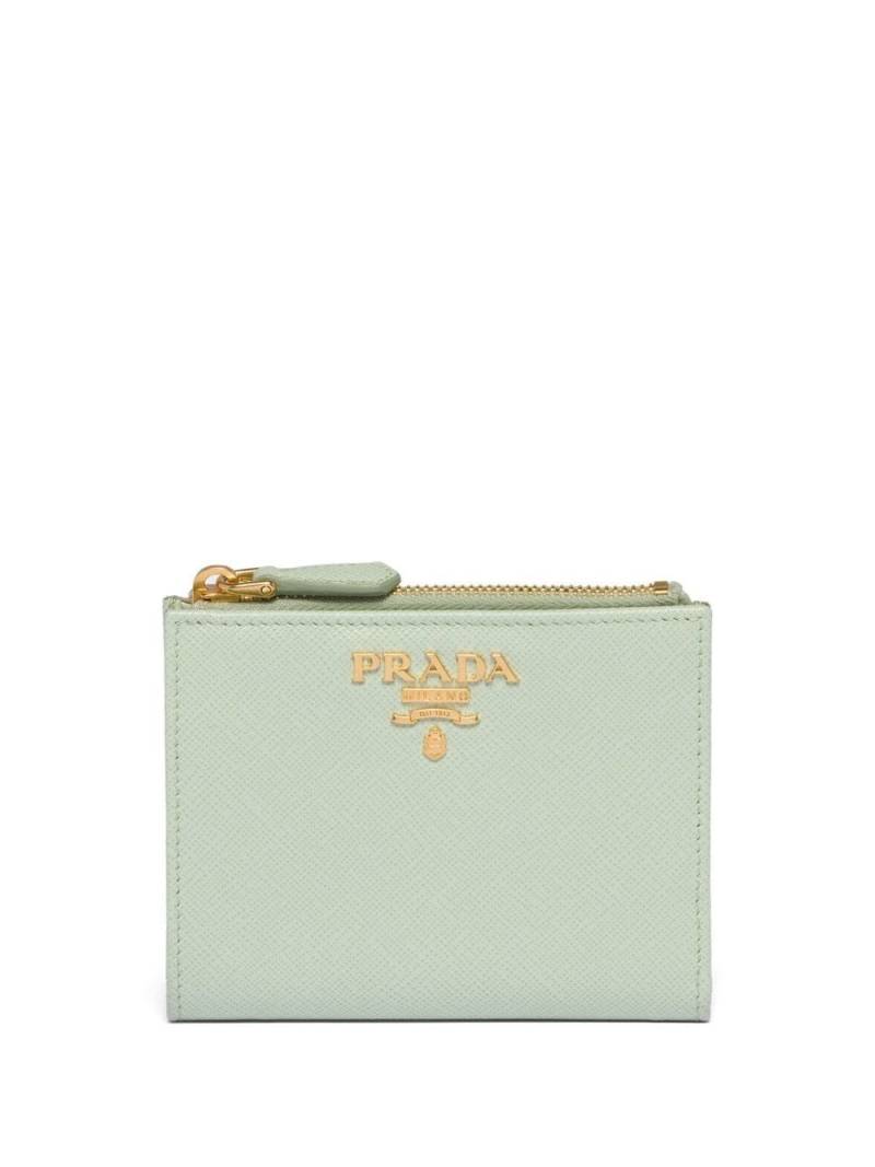 Prada Saffiano leather wallet - Green von Prada
