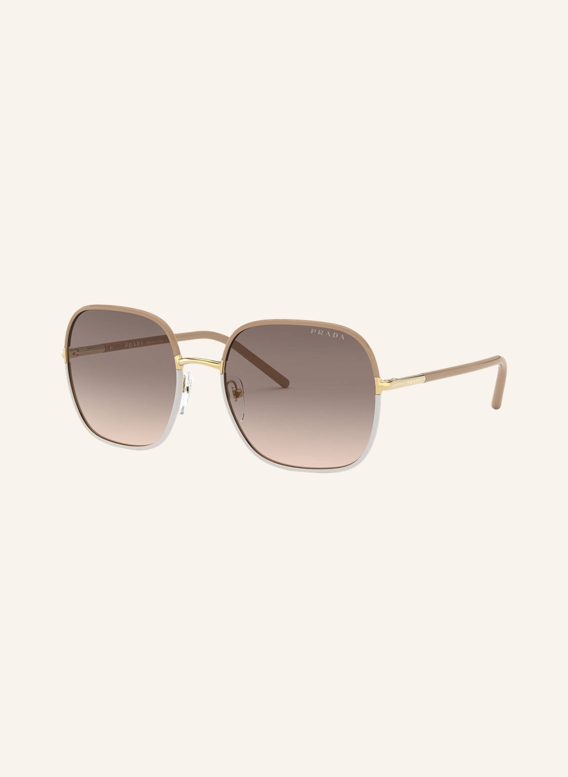 Prada Sonnenbrille Pr 67xs beige von Prada