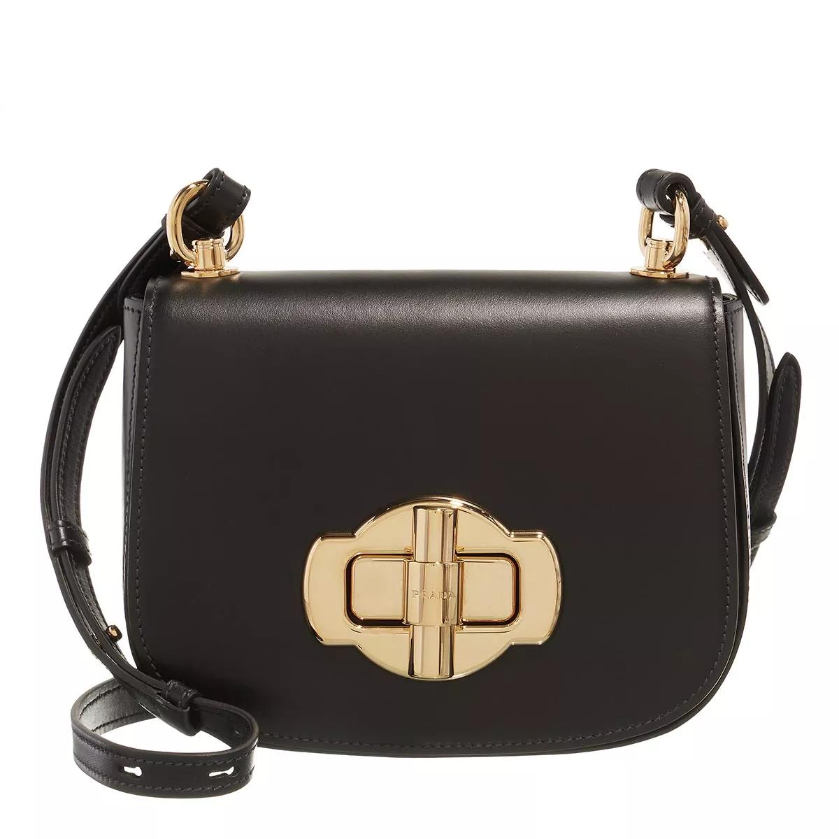 Prada Umhängetasche - City Leather Shoulder Bag - Gr. unisize - in Schwarz - für Damen von Prada