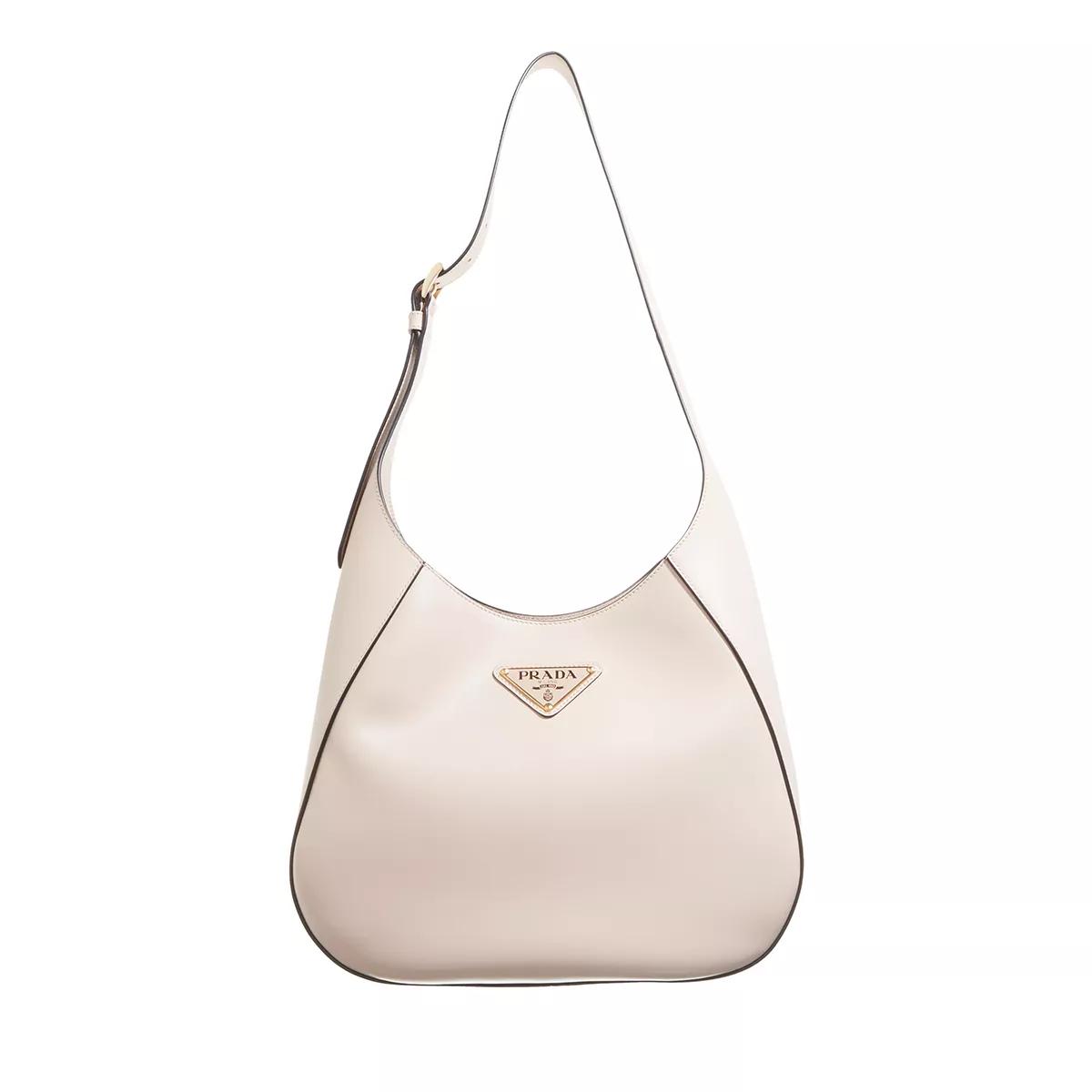 Prada Umhängetasche - Sacca City Calf - Gr. unisize - in Creme - für Damen von Prada