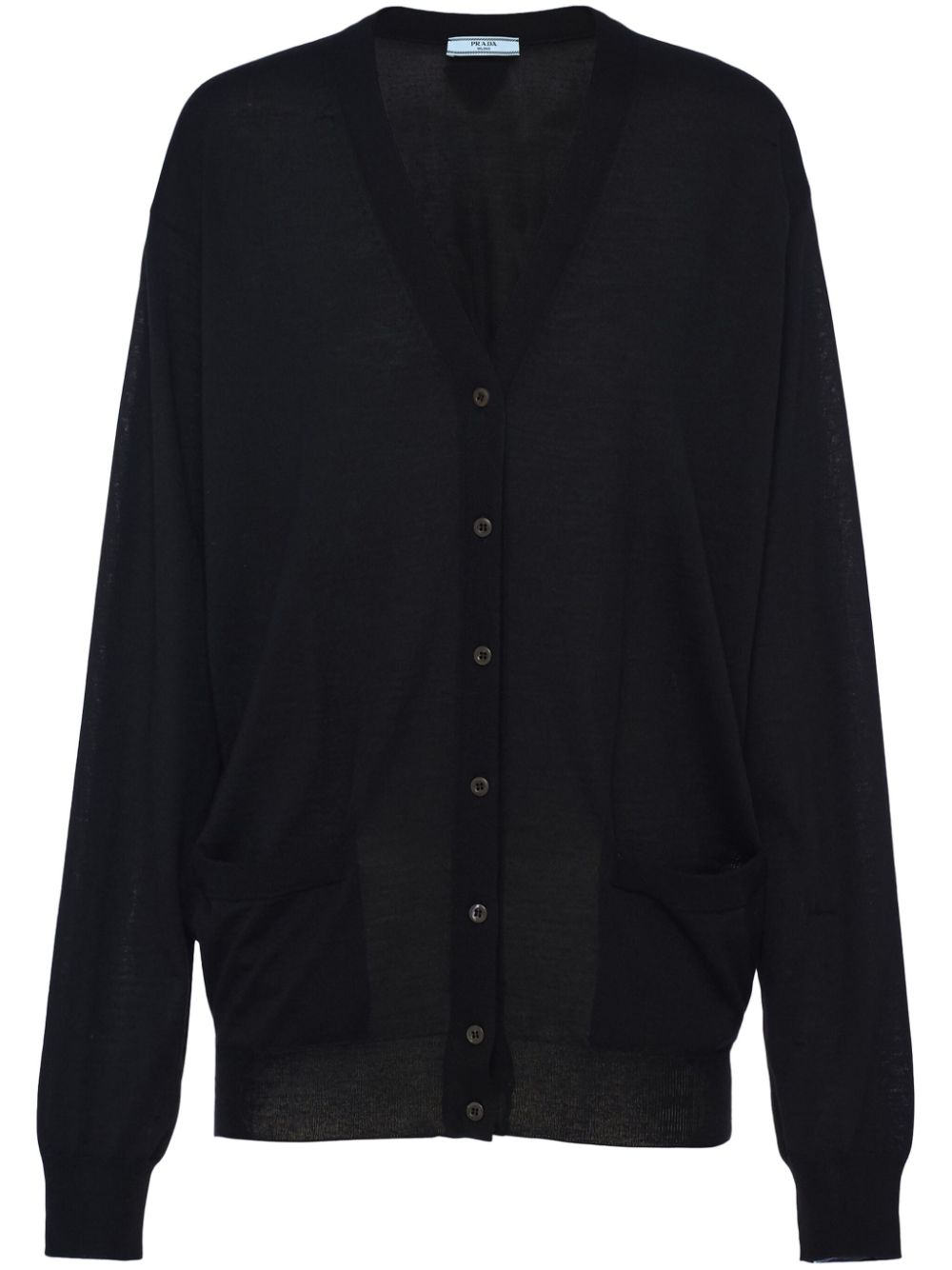 Prada V-neck cashmere cardigan - Black von Prada