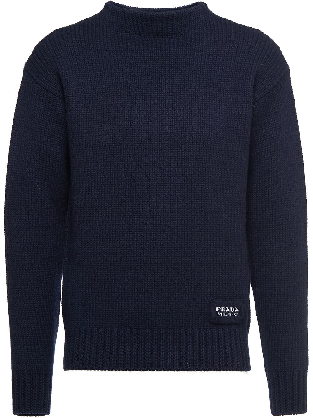 Prada boat neck cashmere jumper - Blue