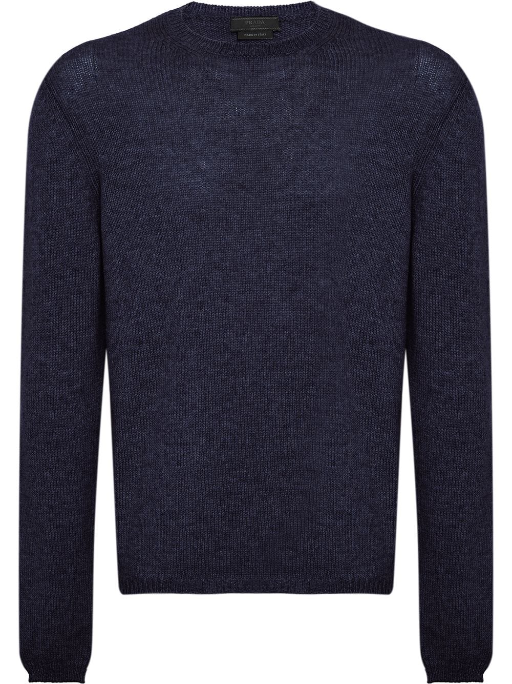 Prada crew-neck cashmere jumper - Blue von Prada