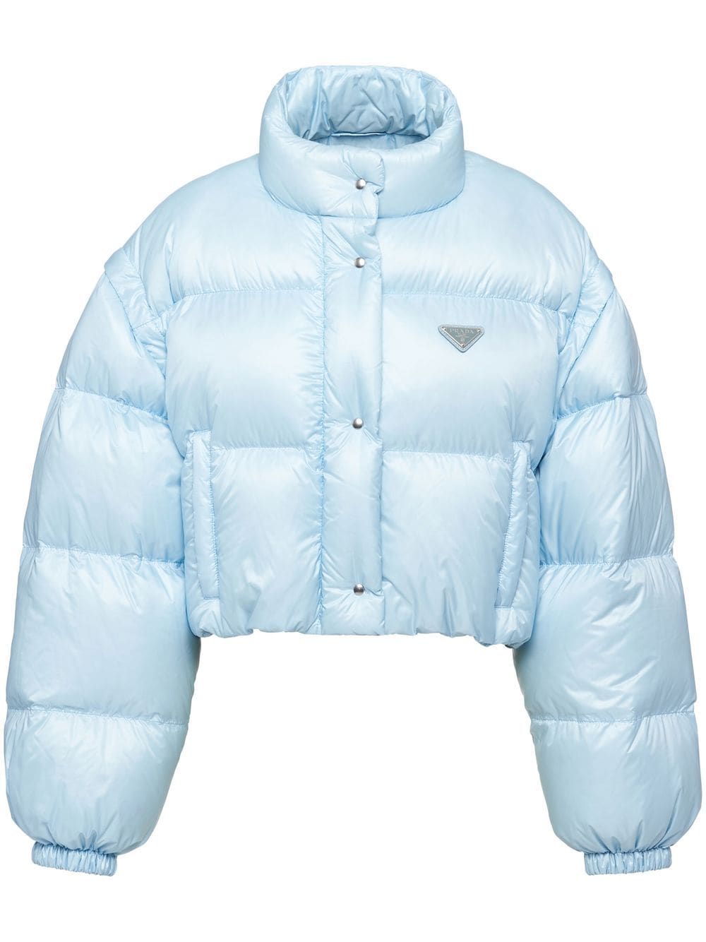 Prada Re-Nylon convertible down jacket - Blue von Prada