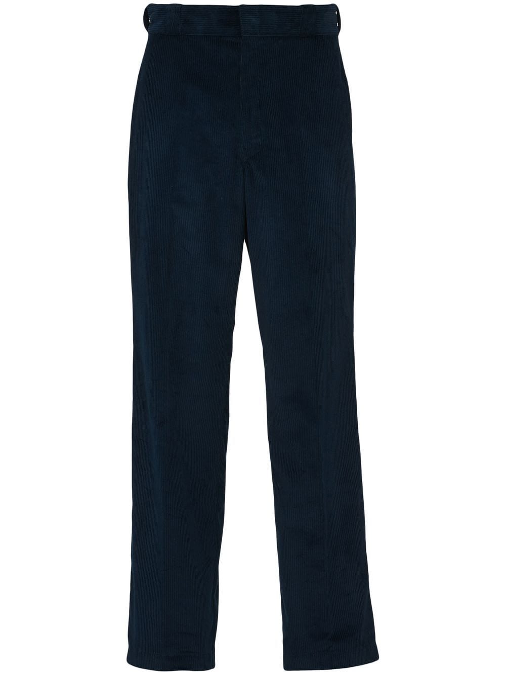 Prada corduroy straight-leg trousers - Blue von Prada