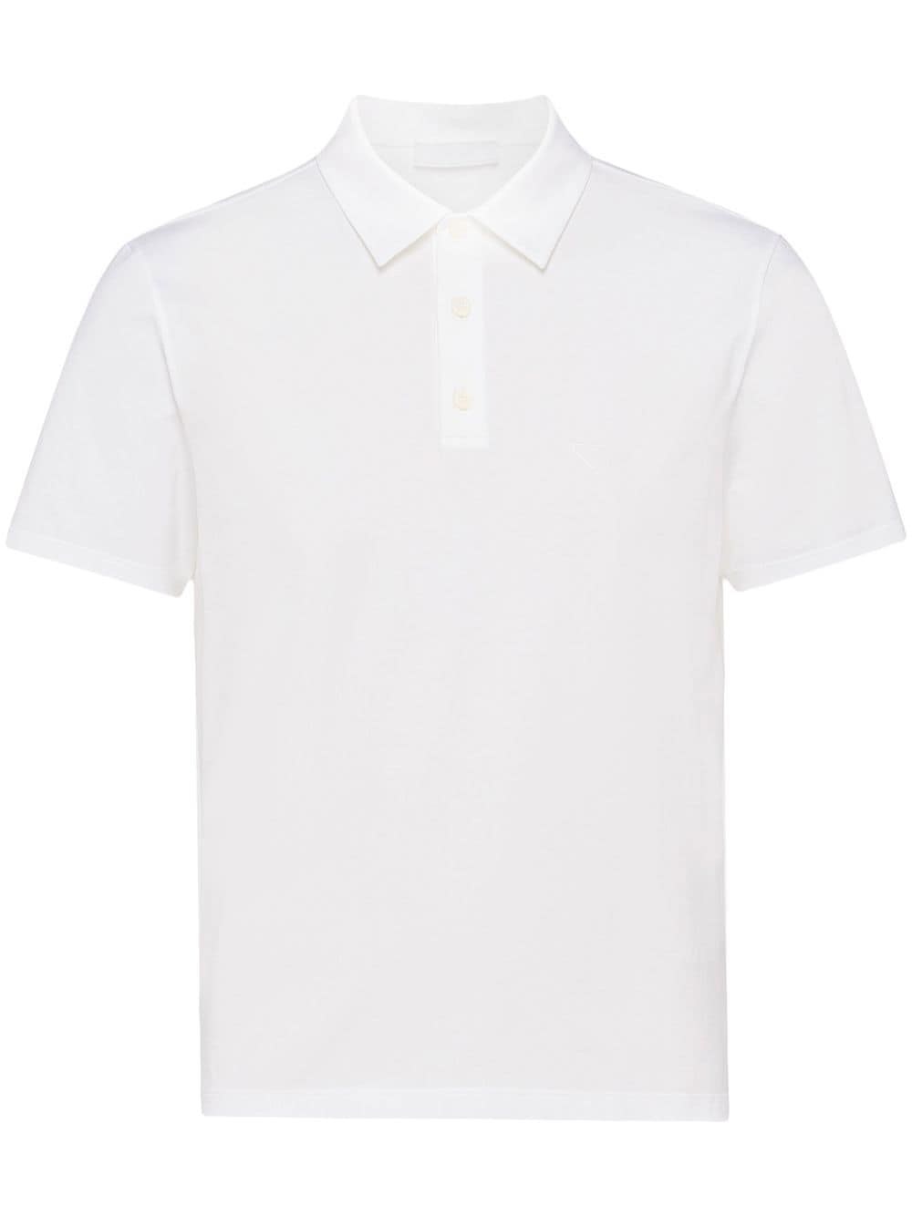 Prada cotton polo-shirt - White von Prada