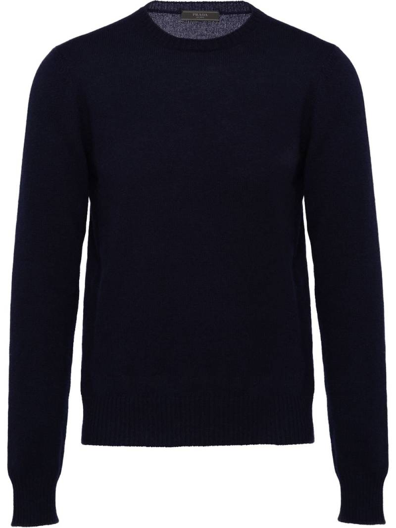 Prada crew-neck sweater - Blue von Prada