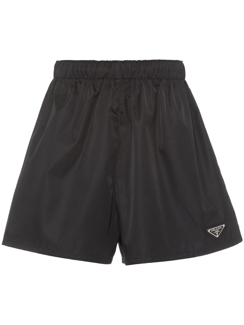 Prada Re-Nylon triangle-logo shorts - Black von Prada
