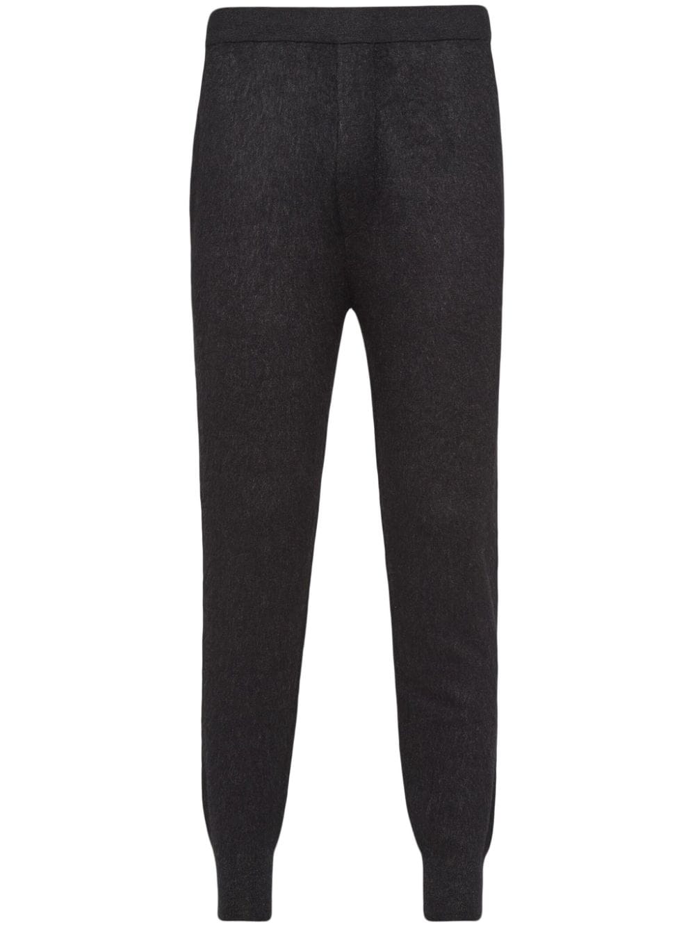 Prada fine-knit cashmere trousers - Grey von Prada