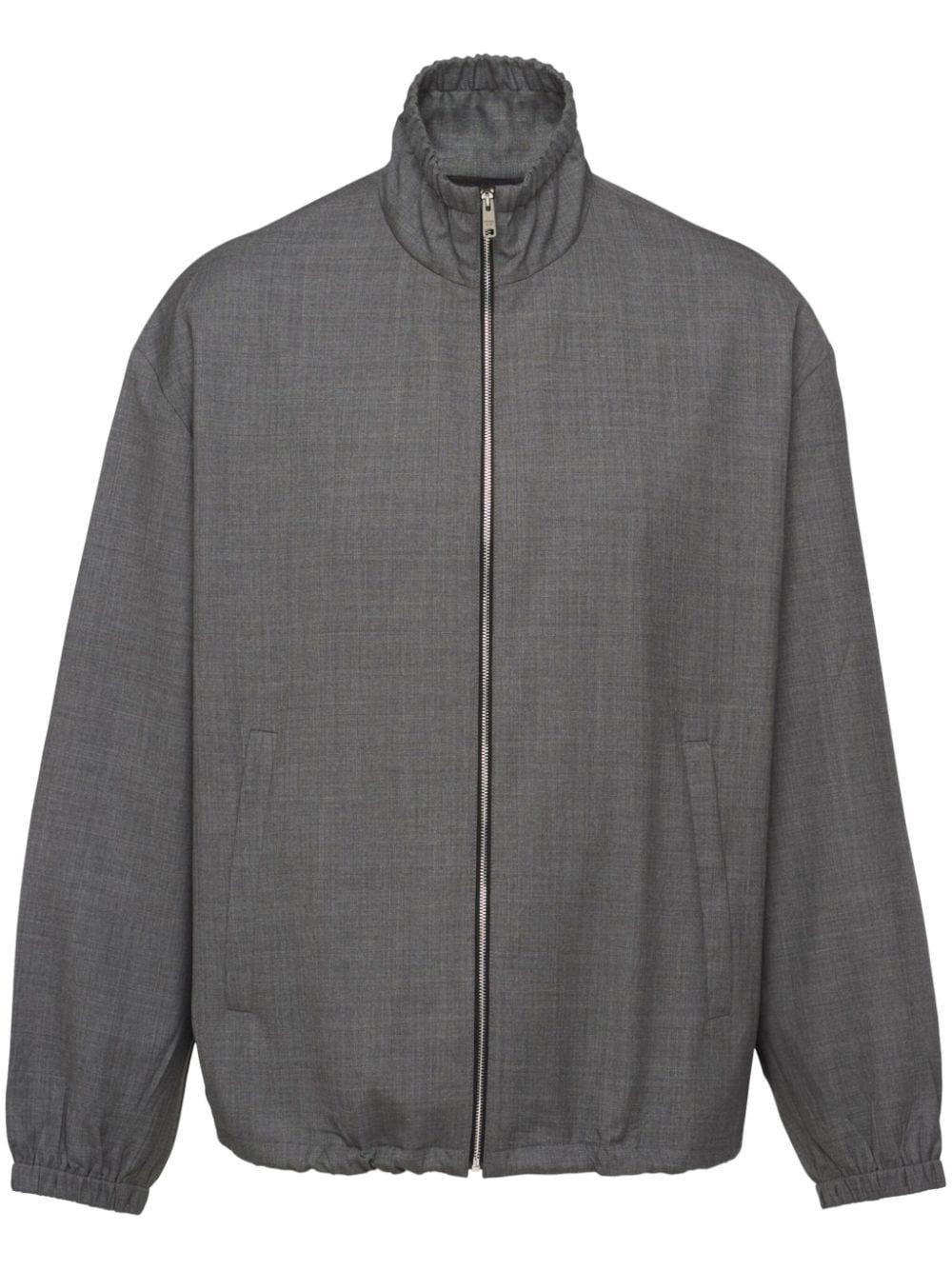 Prada wool blouson jacket - Grey von Prada