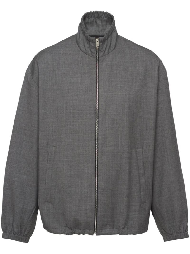 Prada wool blouson jacket - Grey von Prada