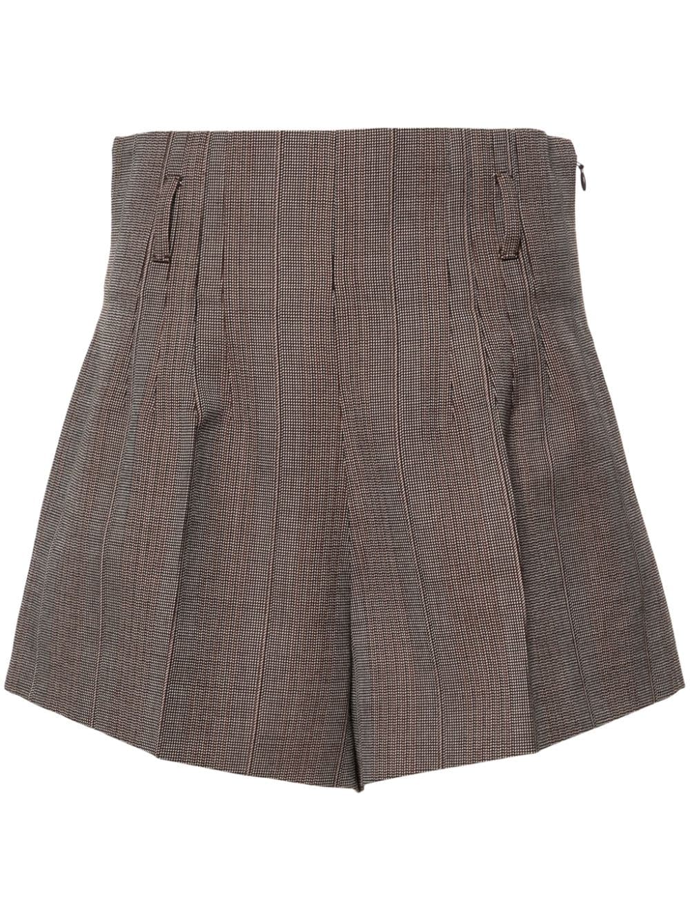 Prada high-waist tailored shorts - Brown von Prada