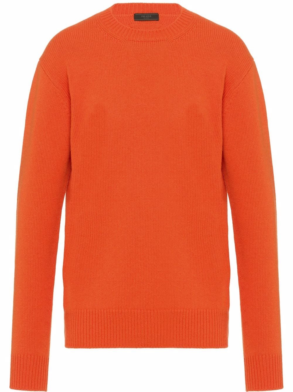Prada knitted cashmere jumper - Orange von Prada