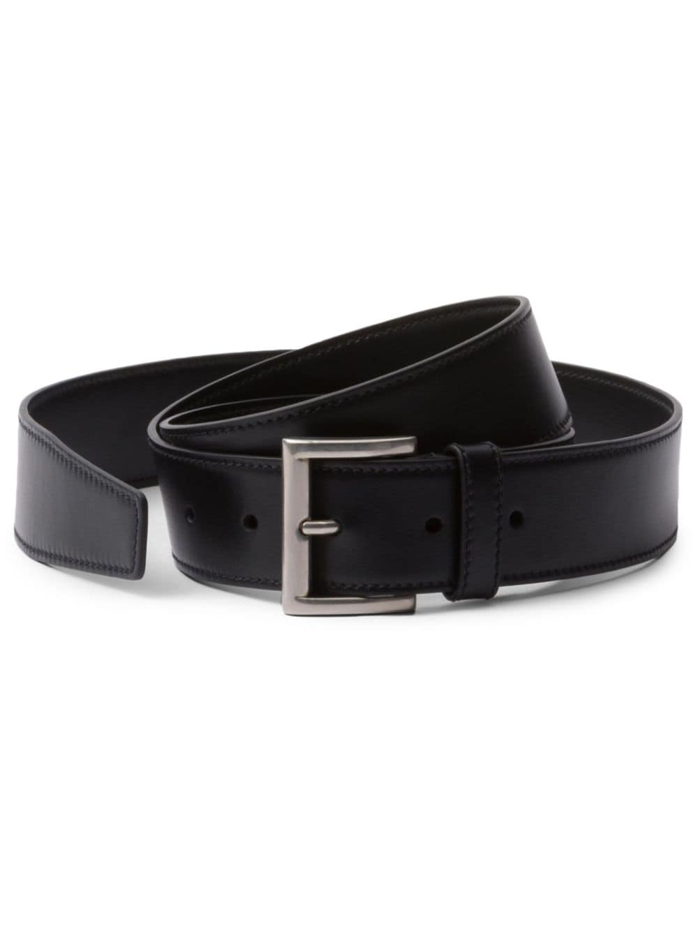 Prada buckled leather belt - Black von Prada