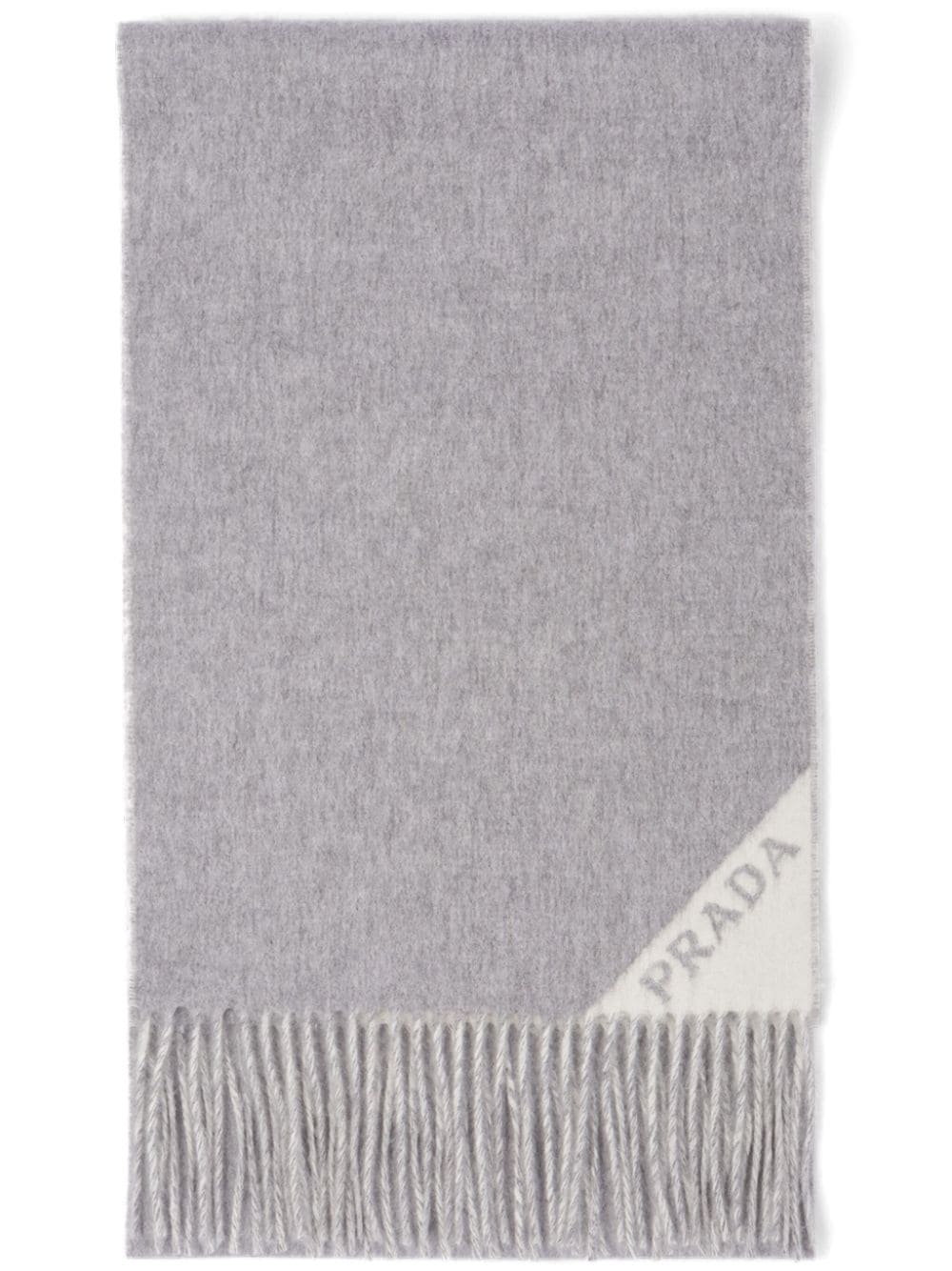 Prada reversible cashmere scarf - Grey von Prada
