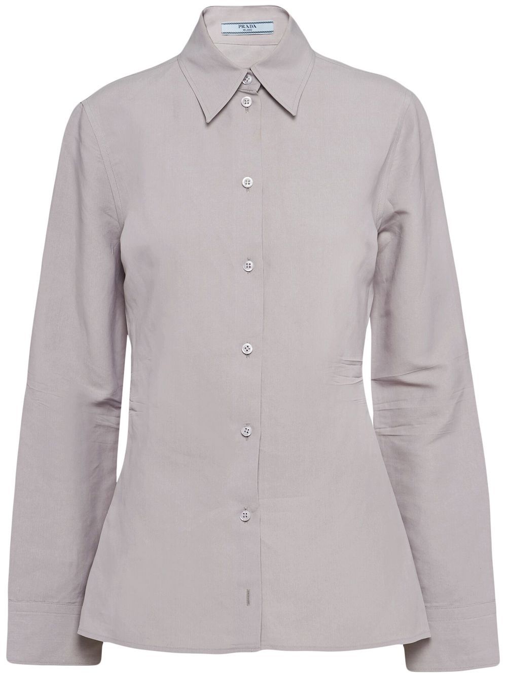 Prada long-sleeve button-up shirt - Grey von Prada