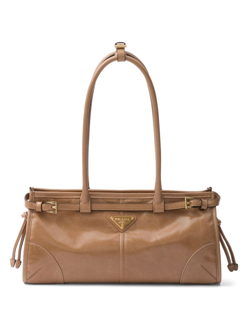 Prada medium leather handbag - Brown von Prada