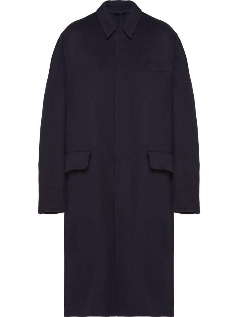 Prada multiple-pocket design coat - Blue von Prada