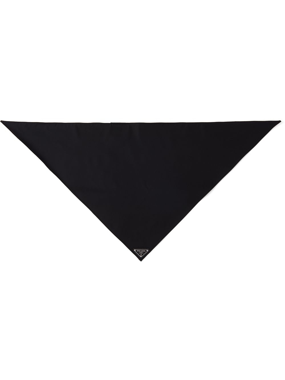 Prada nylon gabardine scarf - Black von Prada