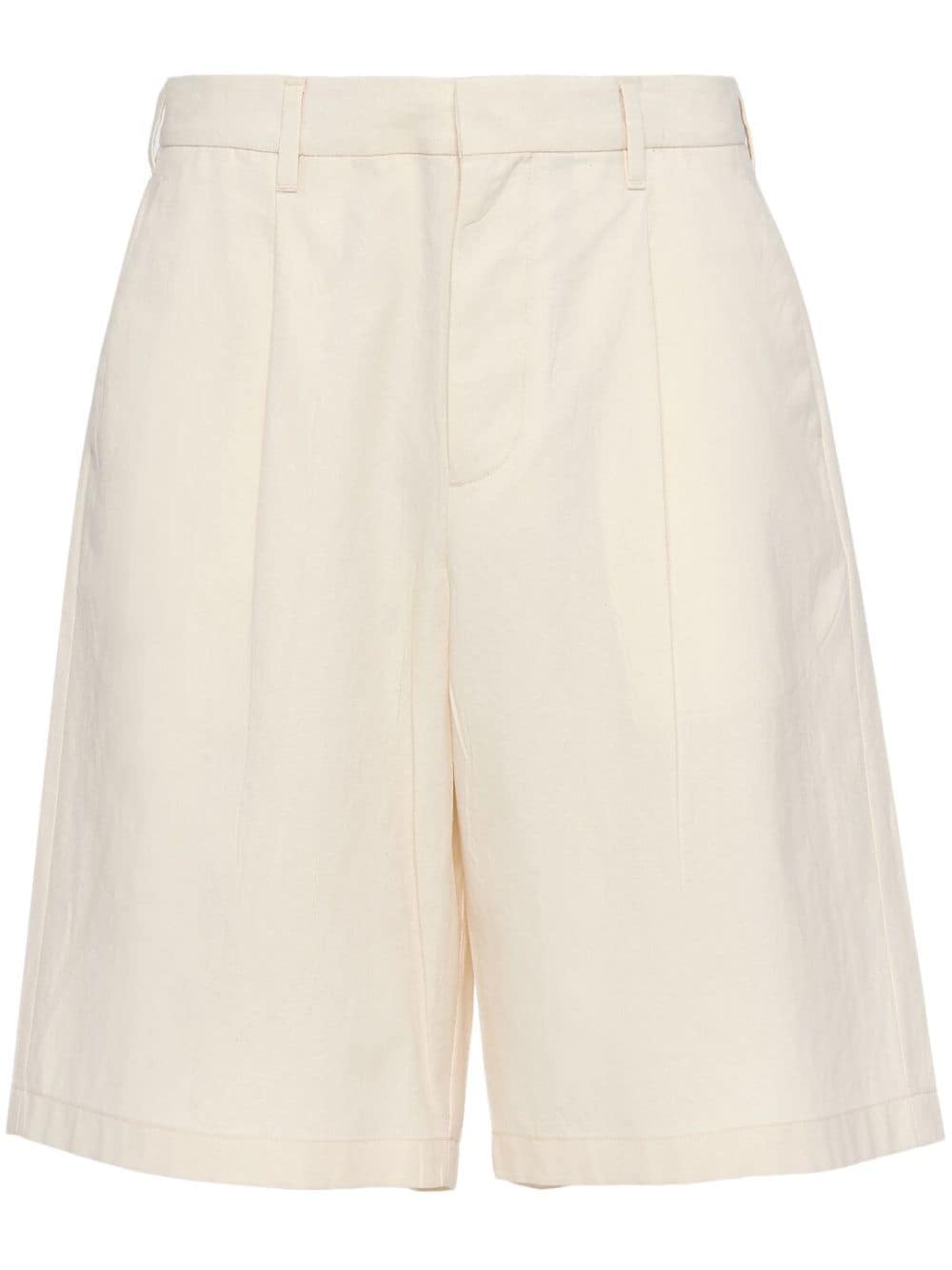 Prada cotton tailored trousers - Neutrals von Prada