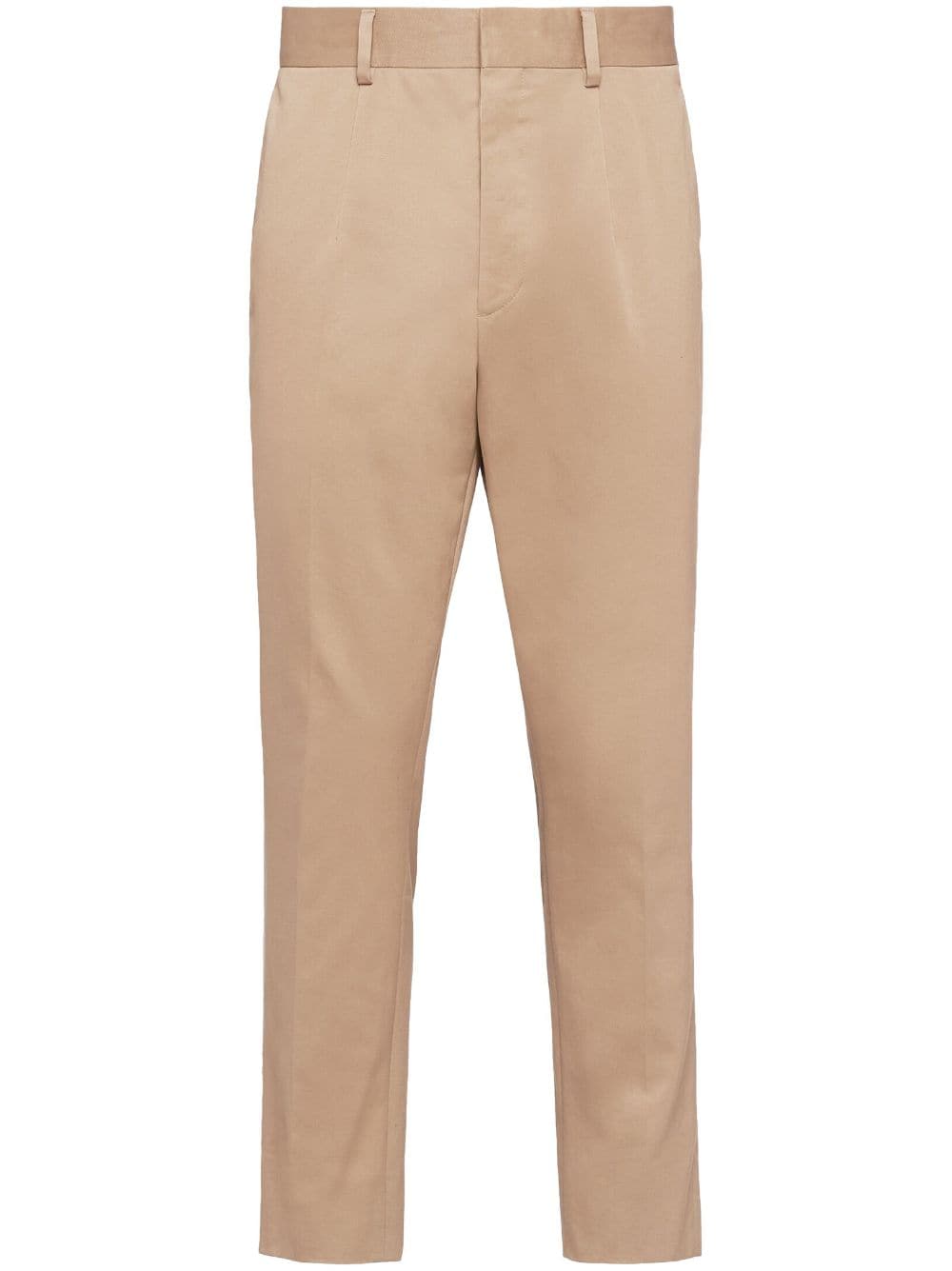 Prada cotton gabardine trousers - Brown von Prada