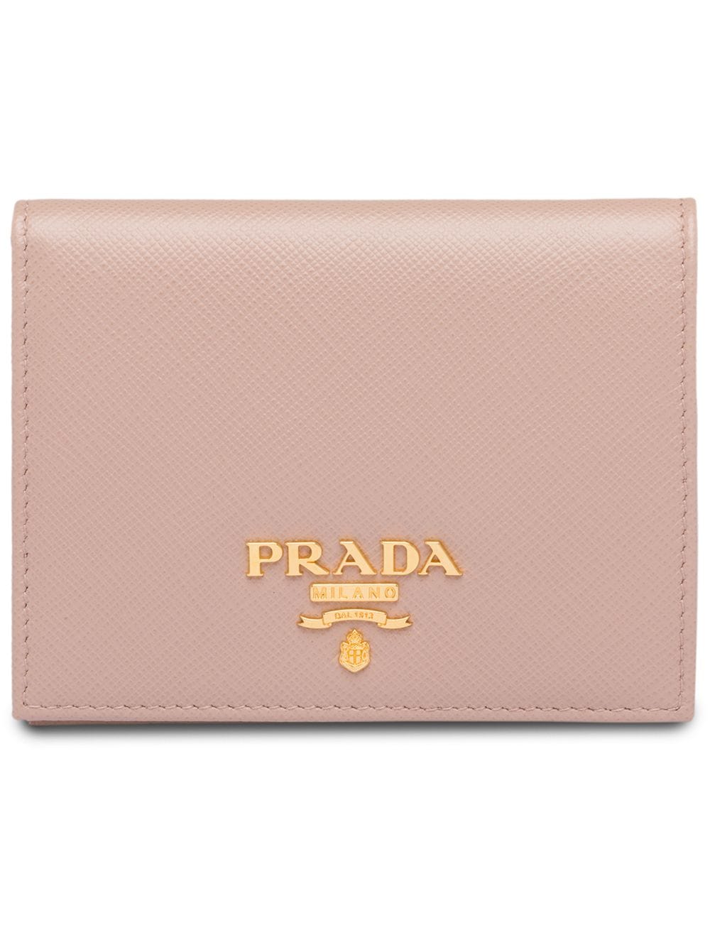 Prada saffiano foldover wallet - Pink von Prada