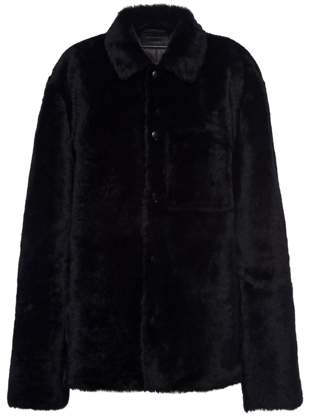 Prada shearling blouson jacket - Black von Prada
