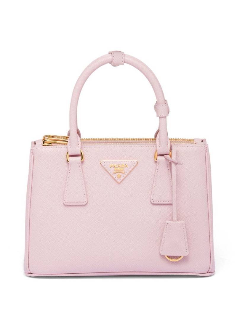 Prada small Galleria leather tote bag - Pink von Prada