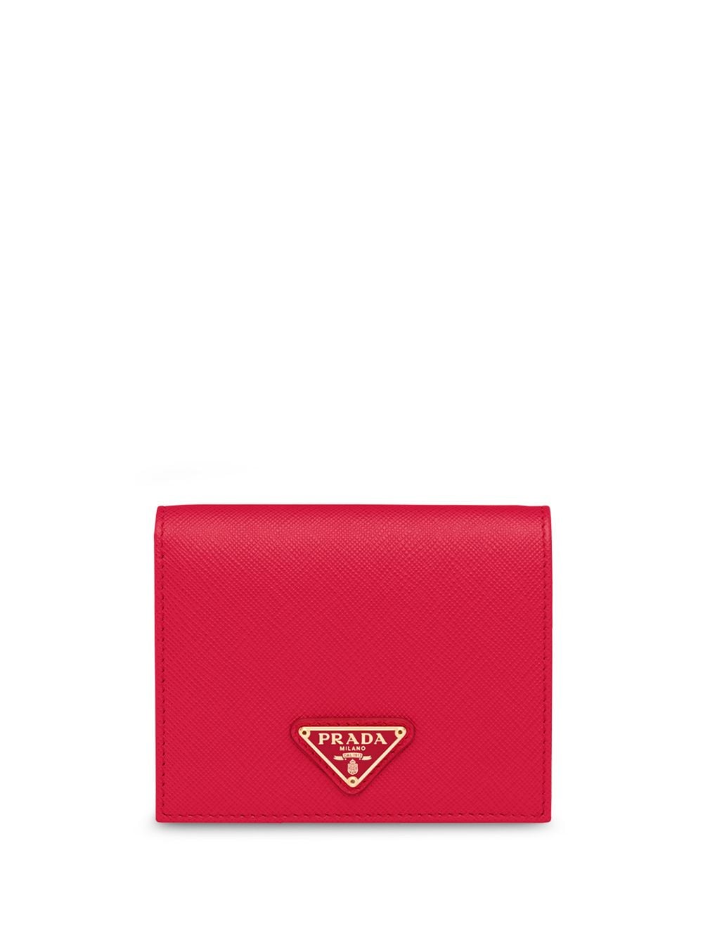 Prada small bi-fold wallet - Red von Prada