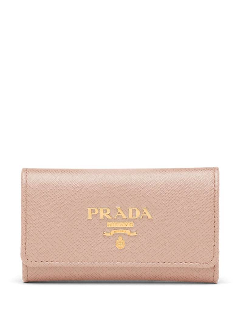 Prada snap key case - Pink von Prada