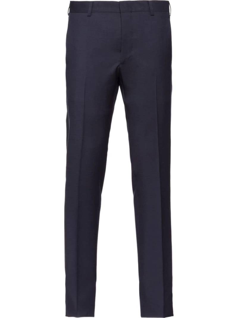 Prada tailored slim-fit trousers - Blue von Prada