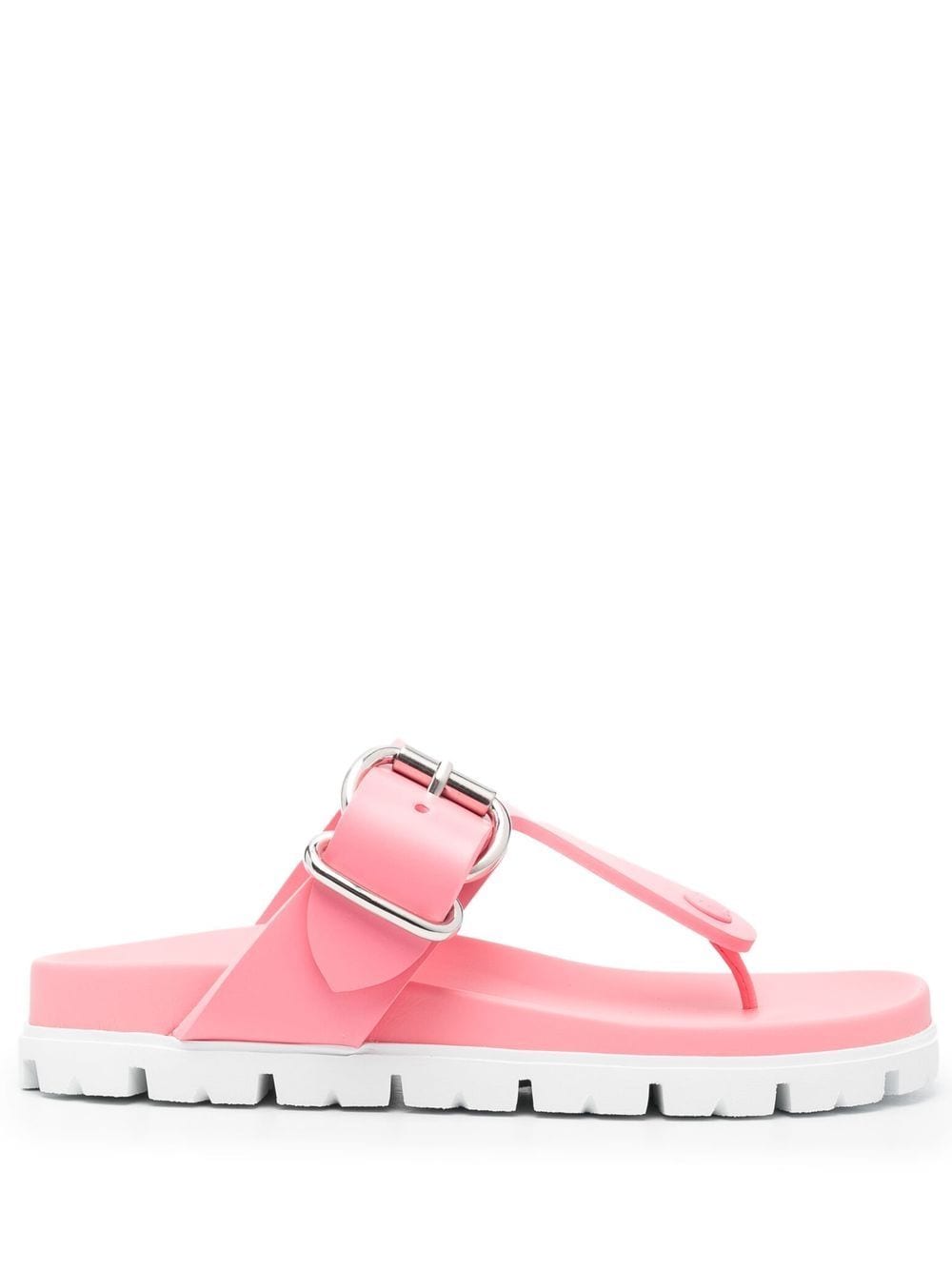 Prada two-tone buckled sandals - Pink von Prada