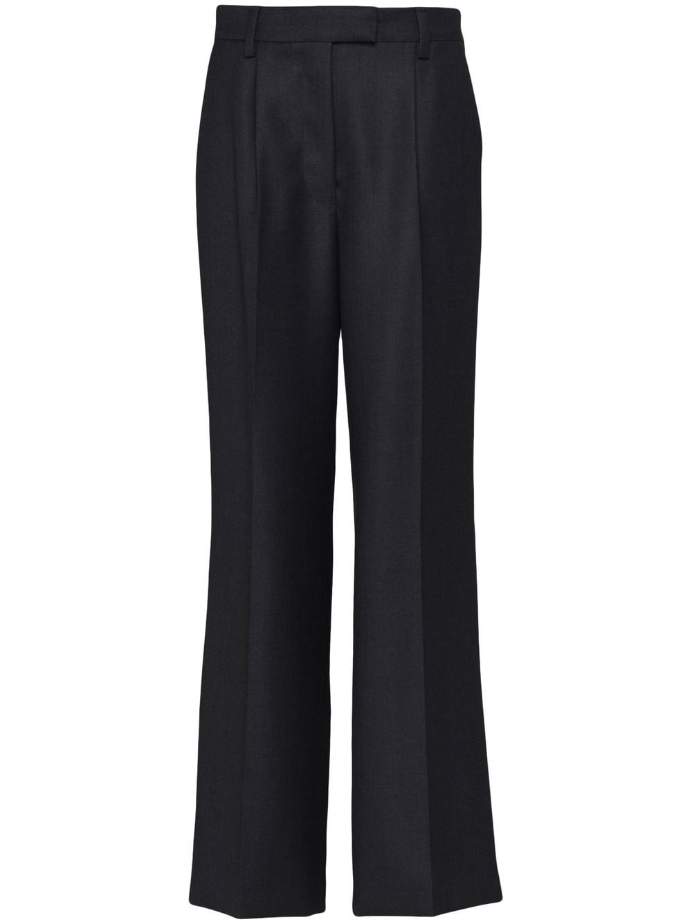 Prada silk gabardine trousers - Grey von Prada