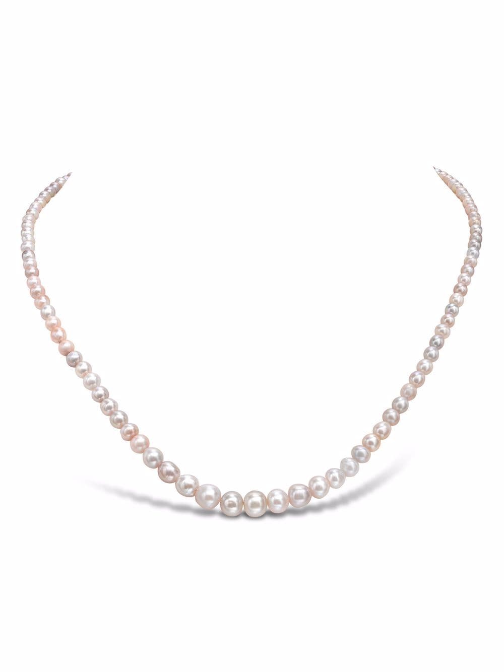 Pragnell Vintage platinim Belle Époque pearl necklace - Silver von Pragnell Vintage