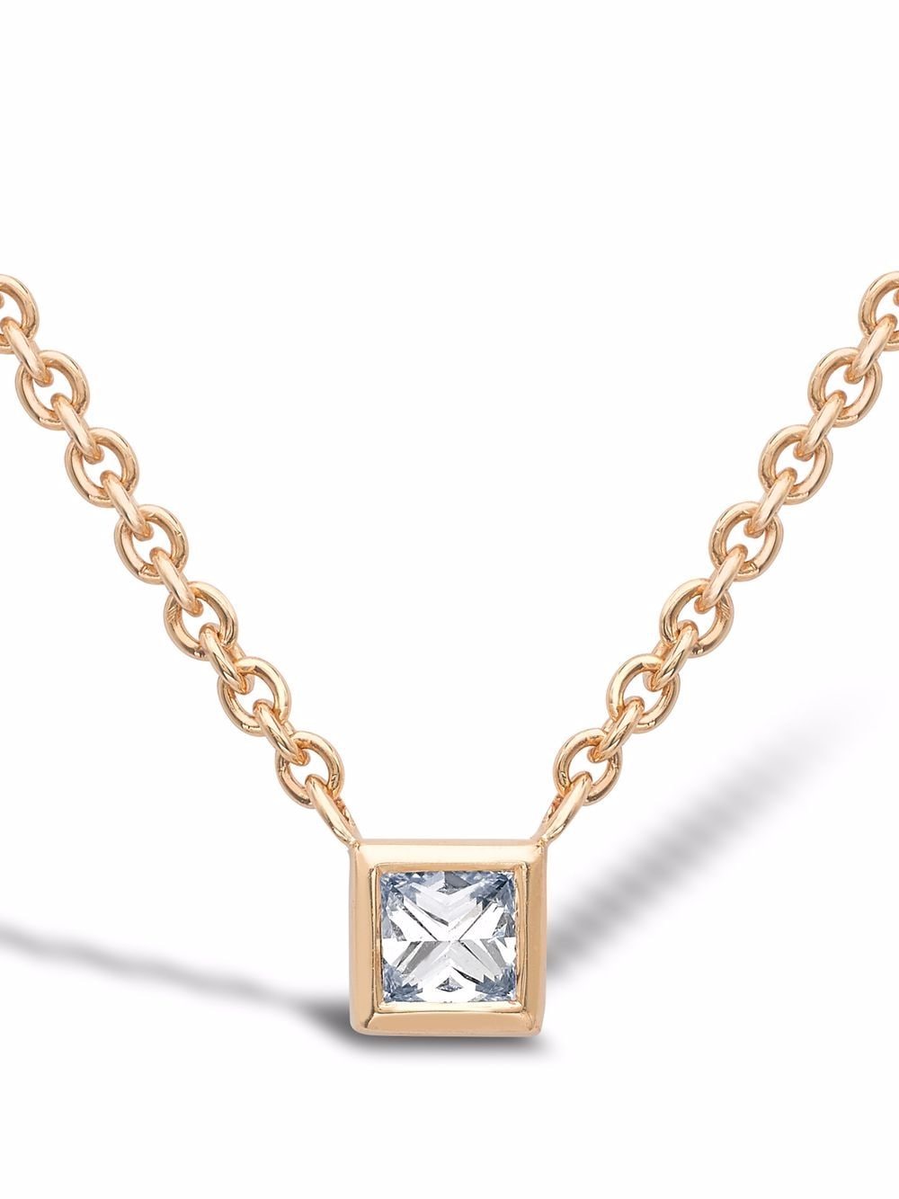 Pragnell 18kt rose gold RockChic diamond necklace - Pink von Pragnell