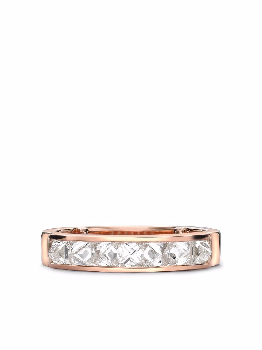 Pragnell 18kt rose gold RockChic diamond ring - Pink von Pragnell