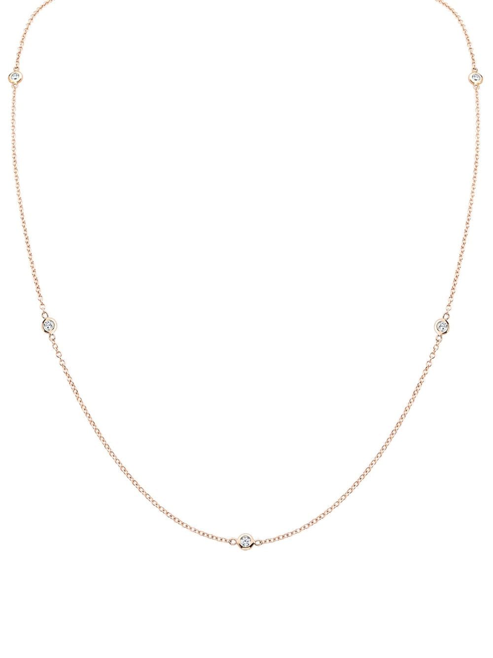 Pragnell 18kt rose gold Sundance diamond necklace von Pragnell