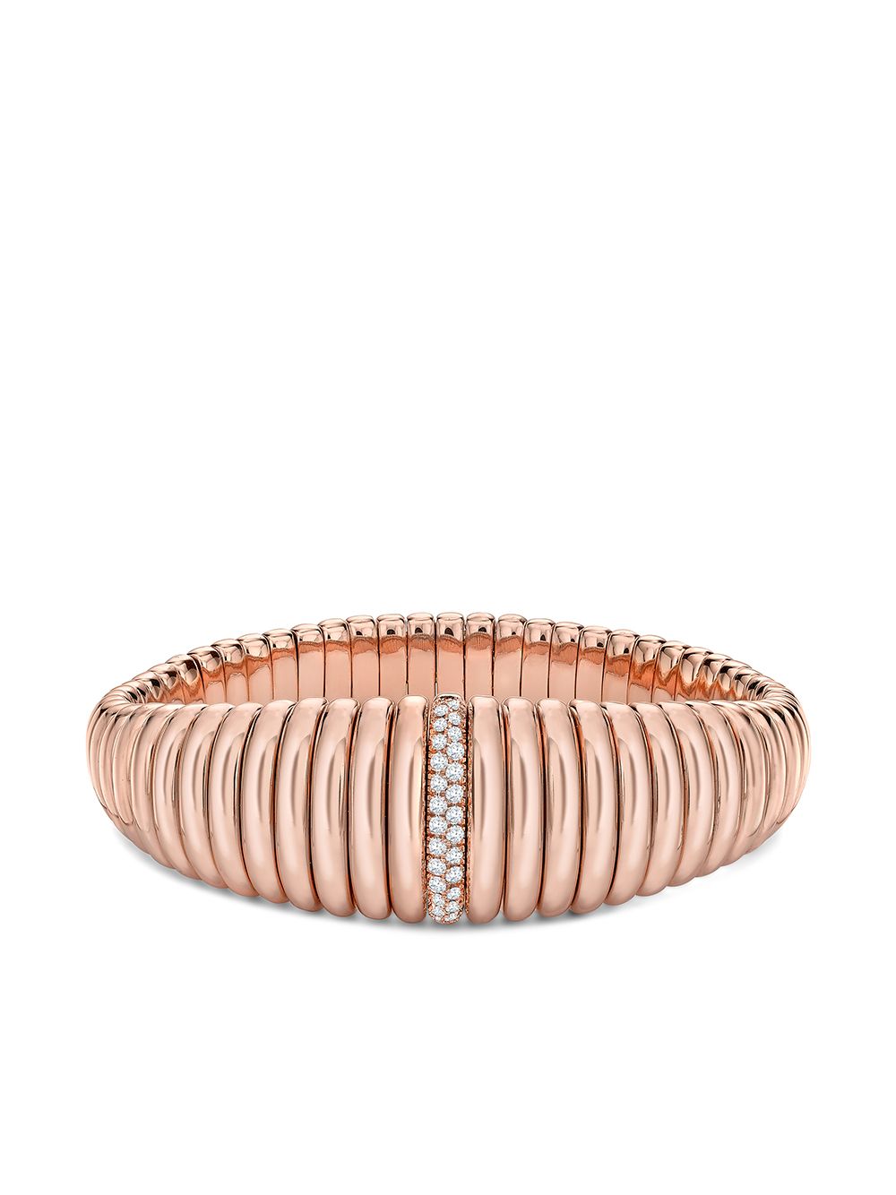 Pragnell 18kt rose gold diamond bangle bracelet - Pink von Pragnell