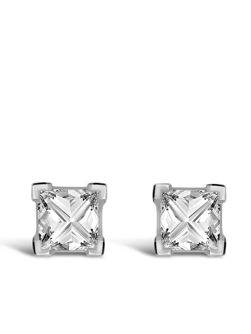 Pragnell 18kt white gold RockChic diamond solitaire earrings - Silver von Pragnell