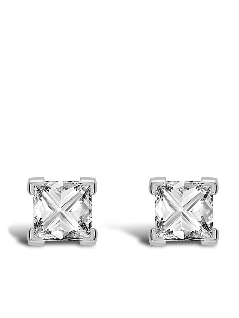 Pragnell 18kt white gold RockChic diamond solitaire earrings - Silver von Pragnell