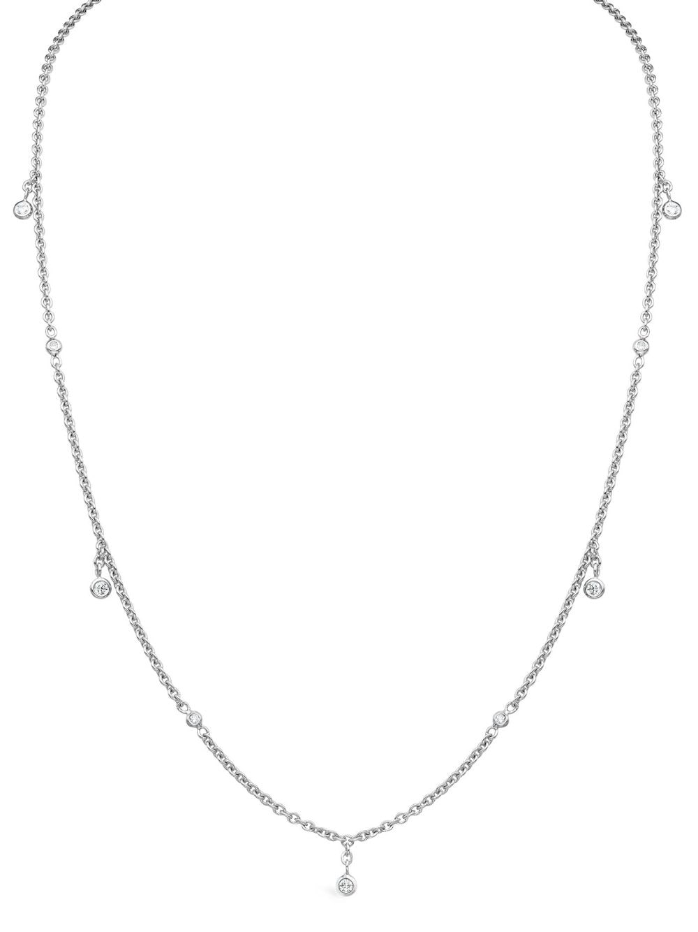 Pragnell 18kt white gold Sundance diamond charm necklace - Silver von Pragnell