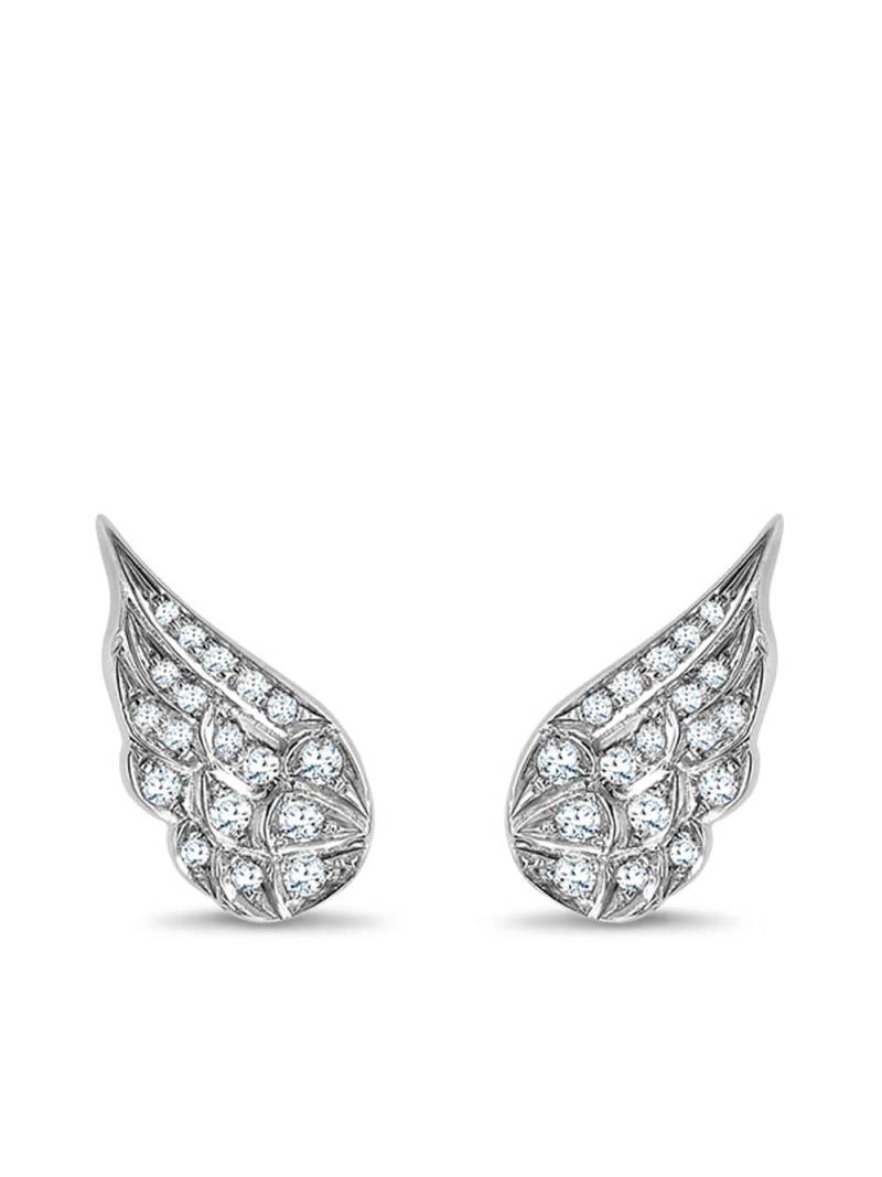 Pragnell 18kt white gold Tiara brilliant-cut diamond earrings - Silver von Pragnell