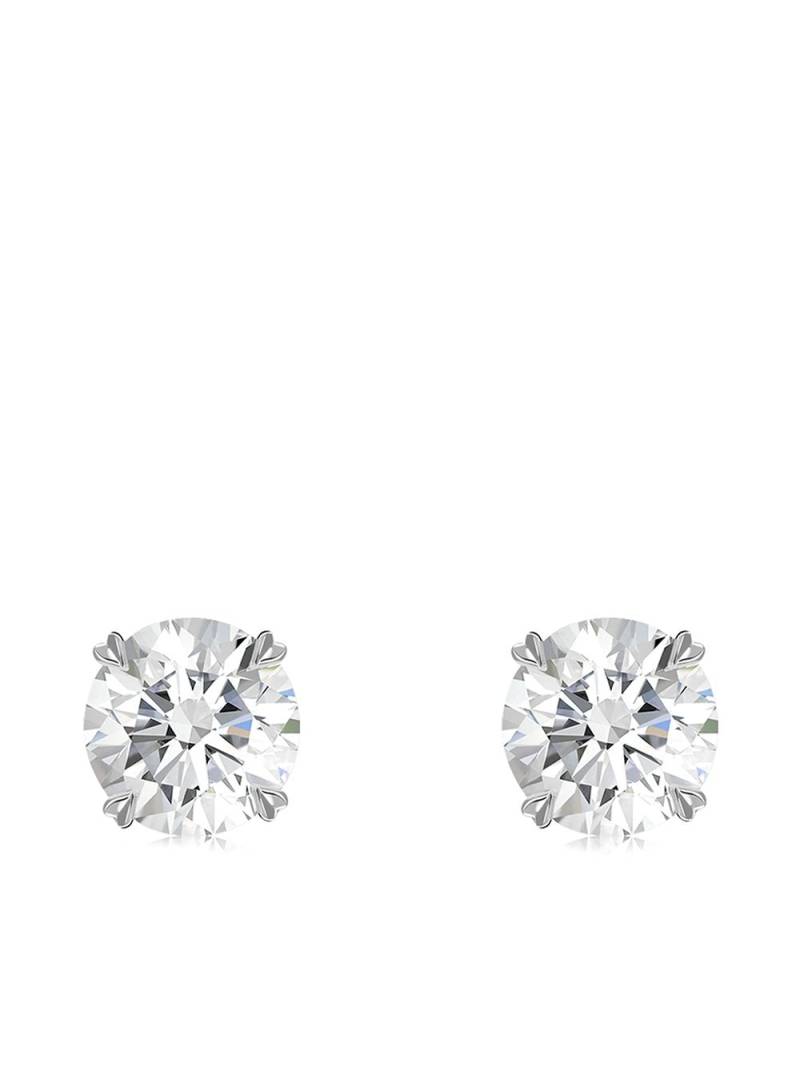 Pragnell 18kt white gold Windsor diamond studs - Silver von Pragnell