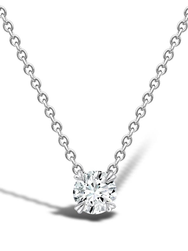Pragnell 18kt white gold Windsor solitaire diamond pendant necklace - Silver von Pragnell