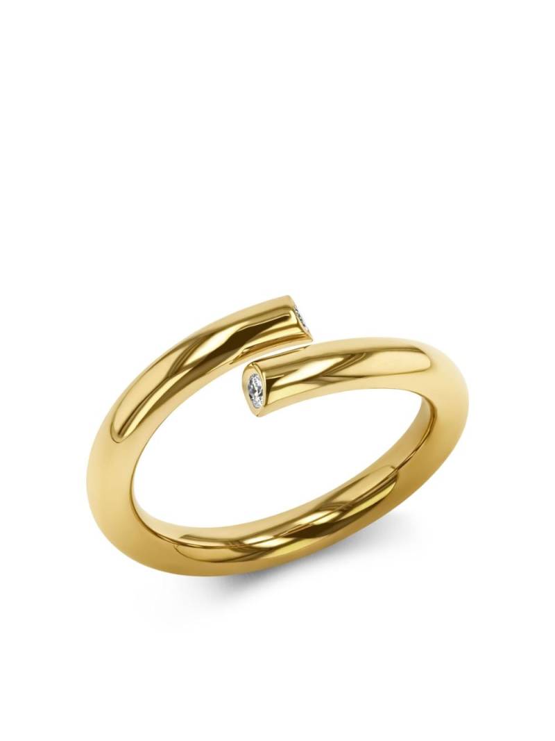 Pragnell 18kt yellow gold Eclipse diamond ring von Pragnell